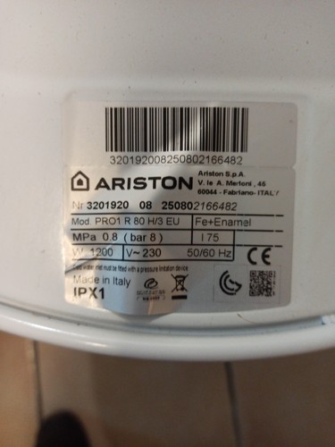 Scaldabagno elettrico ariston - scaldabagno,